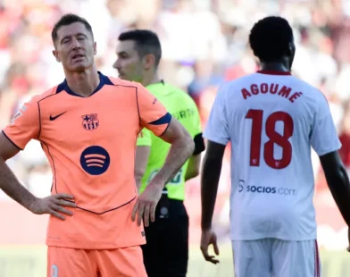 Barcelona 4-1 defeat to Sevilla