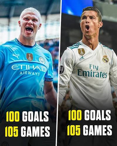Haaland Ronaldo record