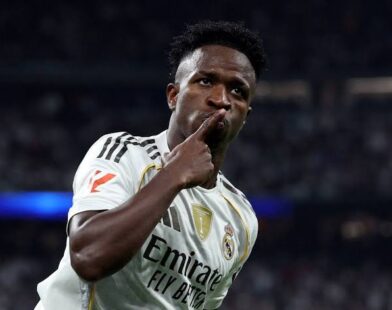 Vinicius doubles Real Madrid