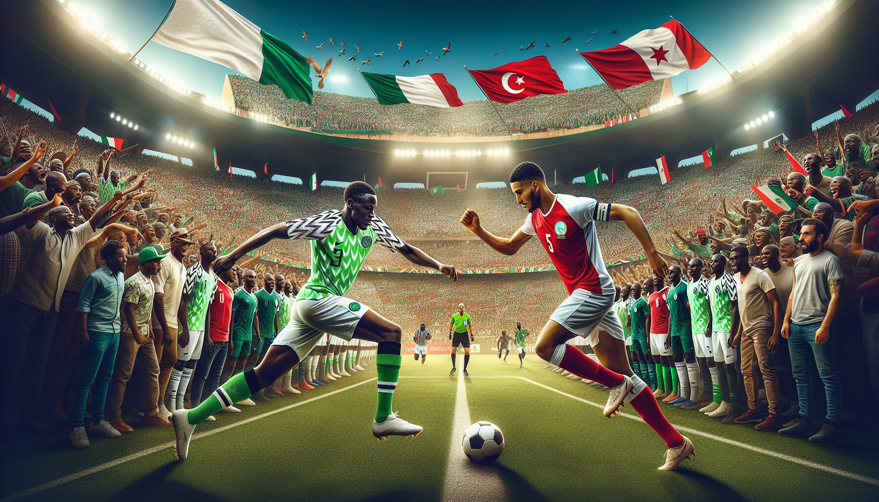 AFCON Nigeria Tunisia clash: Group C Leaders