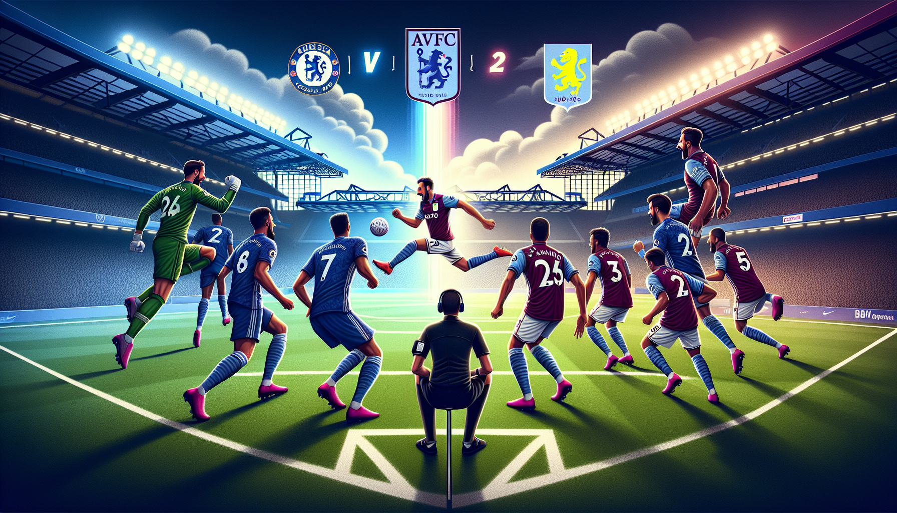 Aston Villa title contenders rise at Chelsea